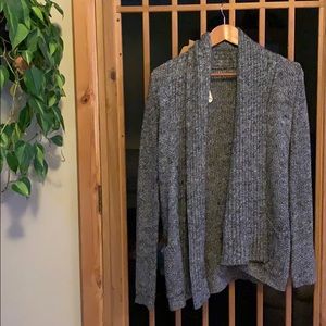 Grey Knit Cardigan